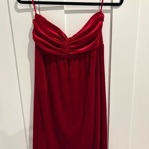 Old Navy Strapless Red Dress